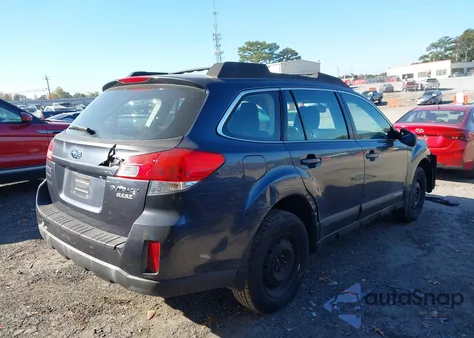 2010 Subaru Outback 2.5I z USA, uszkodzony, nr VIN 4S4BRBAC6A3349985